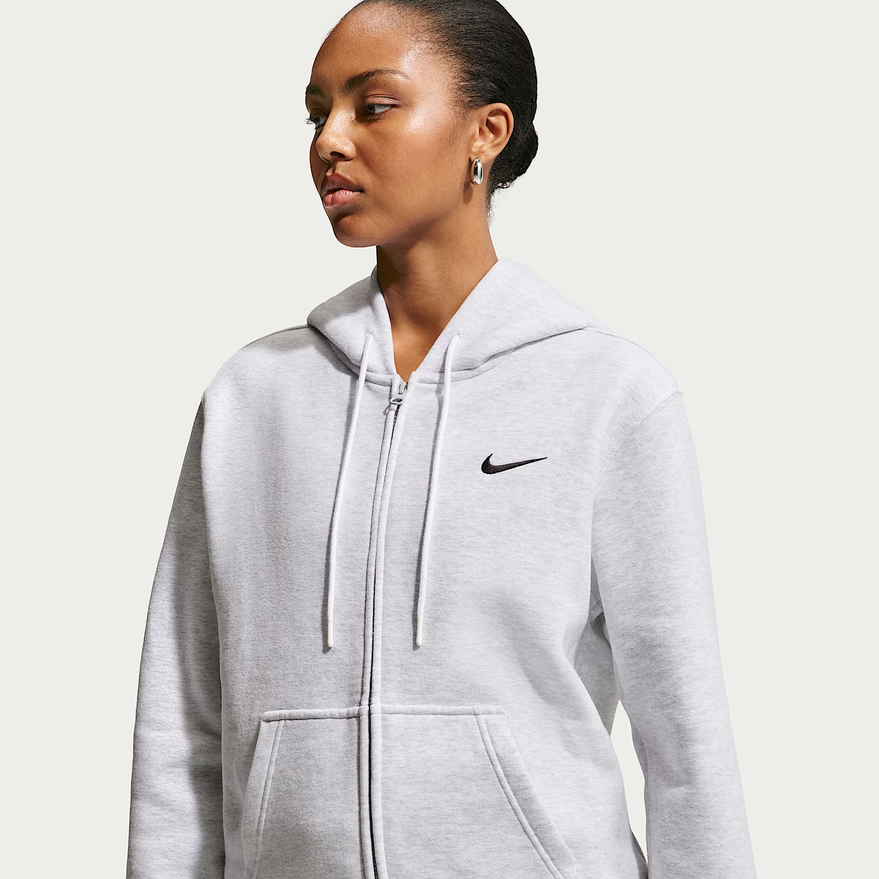 Nike Studio Fleece Medium Weight Women's Full-Zip Hoodie. Nike.com
